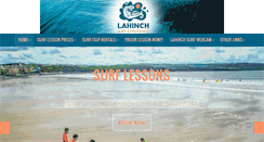 Desktop Screenshot of lahinchsurfexperience.com